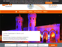 Tablet Screenshot of bvb-touristik.de